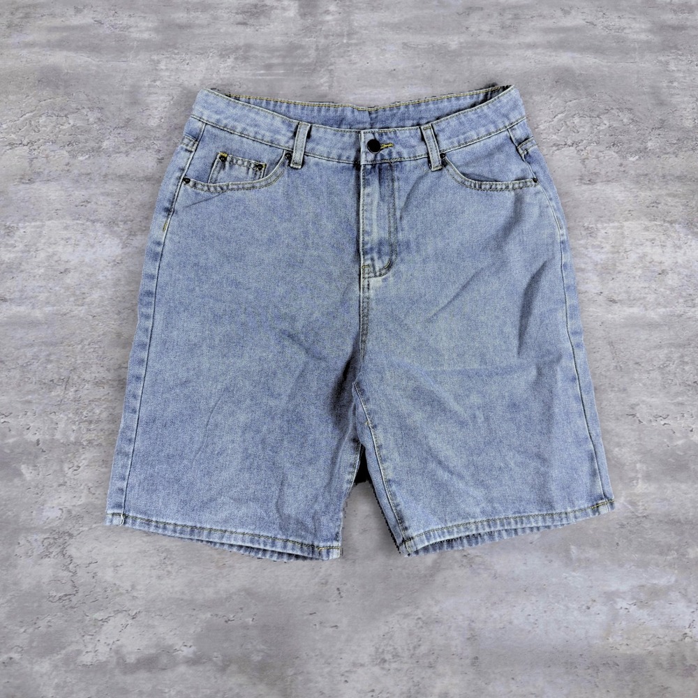 Unbranded Denim Jean Shorts Light Wash Size L